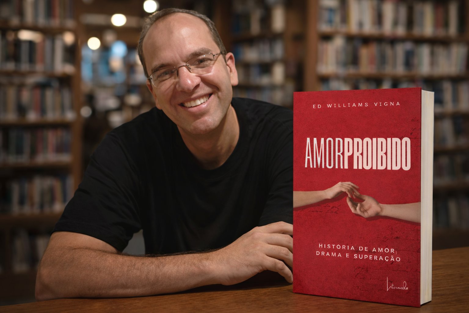 Ed Willians Vigna na biblioteca